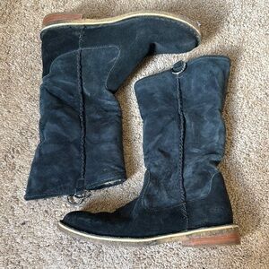 Ugg Black Suede Women's Boots